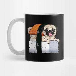 Pug-sushi Love: A Match Made in Deliciousness Mug